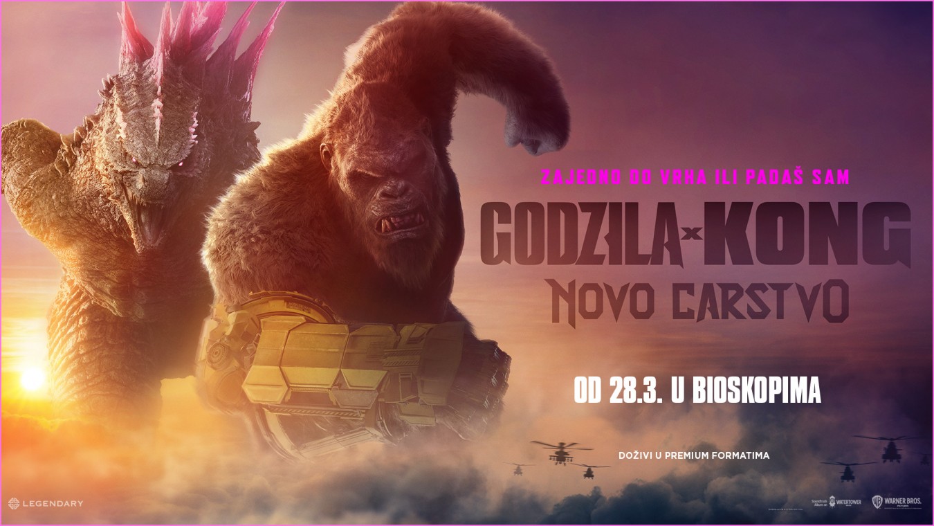 Godzilla x Kong: Novo carstvo U bioskopu Abazija od 28. marta