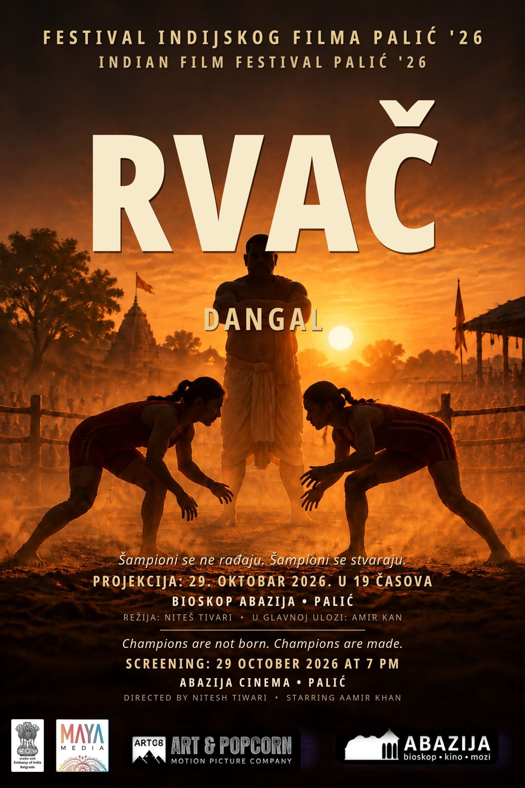 Rvač (Dangal) – Festival indijskog filma